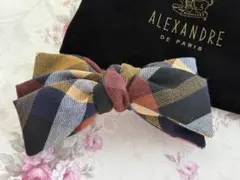 ALEXANDRE DE PARIS アレクサンドルドゥパリ リボン バレッタ