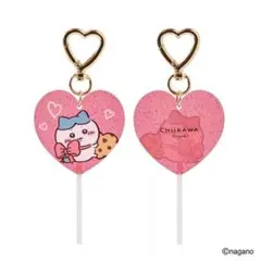 ちいかわ ハチワレ バレンタインデー 限定 アクリルロリポップチャーム 台湾