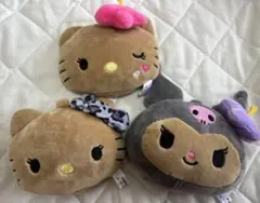 しまむら　ハローキティ　ミラー付きマスコットチャームサンリオ日焼けキティ　クロミ