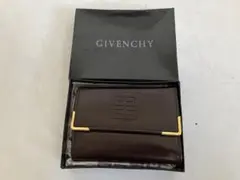 美品　GIVENCHY ジバンシー　キーケース　レザー　ブラウン
