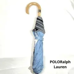 POLORalph Lauren　ラルフローレン　折りたたみ傘　ポロベア　　水色