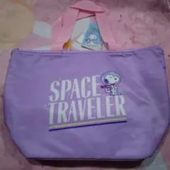 SNOOPY スヌーピー 保冷バッグ パープル