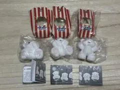 くまのだいふく ポップコーンくま　いとわたあめ ガチャガチャ カプセルトイ