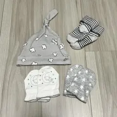 【未使用】ベビー帽子　ミトン　靴下