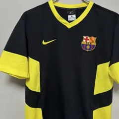 NIKEナイキ FCB FCバルセロナ ユニフォーム 黒 黄色 S ゲームシャツ