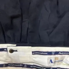 Aquascutum スラックス ブラック 88サイズ