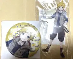 プロセカ 鏡音レン はぴこれくじ アクスタ 缶バッジ