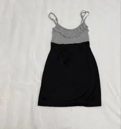Forever21 バイカラーワンピース キャミワンピ ミニワンピギャルY2K