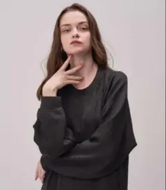 ピヌエロングワンピース　グレーMのサムネイル