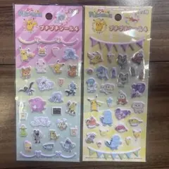 【新品】ポケモン プチプチシール4　2種セット