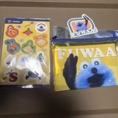 パペットスンスン スシローコラボポーチ＆シールセットおまけ付き