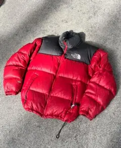 THE NORTH FACE ダウンジャケット レッド/ブラック