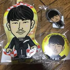 小林直己　bigクリーナー　缶バッジ　メタルキーホルダー　レア　セット