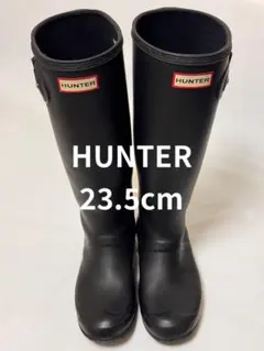 HUNTER ハンター　レインブーツ ブラック　UK4 23〜23.5cm