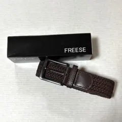 【新品⭐️未使用】FREESE メンズ ゴルフ メッシュベルト ブラウン