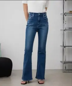 AZUL by moussy デニムフレアパンツ