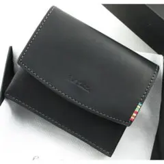 ☆ギフト対応☆新品☆箱付☆ポールスミス 小型 折り財布 黒☆