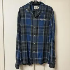 Hysteric Glamour チェック柄 刺繍 ネルシャツ Mサイズ