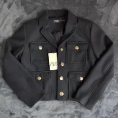 ZARA ウールコート 新品未使用 タグ付き ショート丈