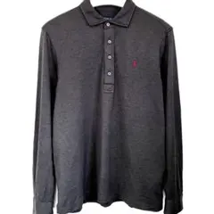 グレー ポロシャツ