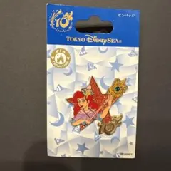 ディズニー ピンバッジ 東京ディズニーシー 10周年 アリエル