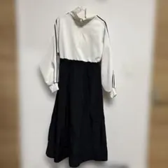 ドッキングワンピース ロングワンピース ジャージのサムネイル