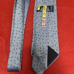 HERMES シルク ネクタイ 水色