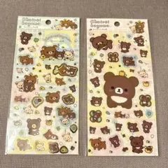 チャイロイコグマ シール 2枚セット Kumakyun Days