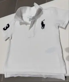 Ralph Lauren ラルフローレン ホワイトポロシャツ 12M(75)