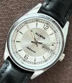 ヴィンテージ 腕時計 ALLWYN 機械式自動巻き メンズ腕時計