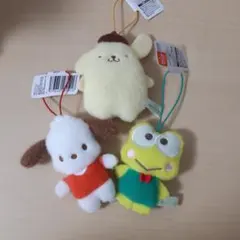 サンリオキャラクターズ　ふわもこワッペンこれくしょん　マスコット