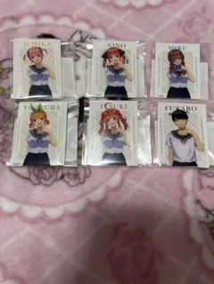五等分の花嫁 五つ子ちゃん全員タマコ演じます！ アクリルカード コンプセット