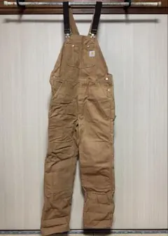 Carhartt オーバーオールR06BRN 34x32○USA古着○67117 - メルカリ