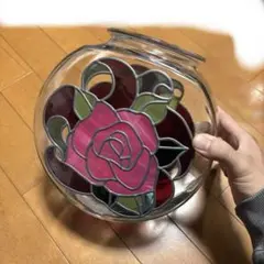 アールヌーボー芸術◇エミール・ガレ◇カメオ彫りグラス・花文様