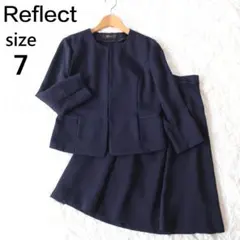 リフレクト フォーマル スーツ セットアップ ノーカラージャケット スカート 7