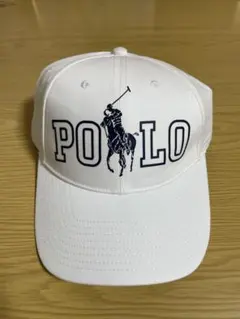 【美品！】POLO by Ralph Lauren ホワイト キャップ レア