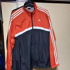 adidas CLIMA365 ナイロンジャケット オレンジ/黒　セットアップ