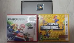 ニンテンドー3DS LL本体 シルバー + ゲーム3本