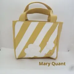 タグ付き・美品✨マリークヮントコスメチックス・トートバッグ・斜めストライプ