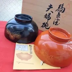 輪島塗　盆2枚組　特産　布着本堅地　美術漆器 輪島塗 お盆 能登國輪島町 本堅地布着漆器 清水周蔵 - メルカリ