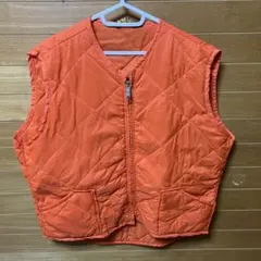 ELY&WALKER キルティングベスト　タロンジップ　ヴィンテージ