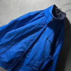 古着 トミーヒルフィガー ジップアップブルゾン 刺繍ロゴ フード収納