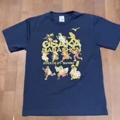 OSAKA MARATHON Tシャツ ネイビー　Ｌサイズ
