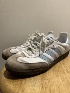 adidas Samba ホワイト/ブルー