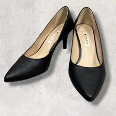 美品✨ダイアナ パンプス 黒 レザー ポインテッドトゥ 23cm EM17247