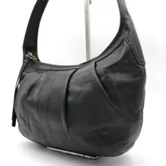 COACH コーチ ワンショルダーバッグ 黒 レザー 肩掛け カバン ブラックのサムネイル