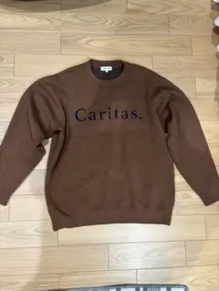 GLOBAL WORK Caritas ニット ブラウン Lのサムネイル
