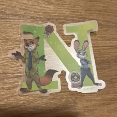 ズートピア　ニック　ジュディ　ディズニーストア　シール