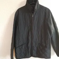 か*む様 OLD UNIQLO 裏地フリースキルティングジャケット M ブラック