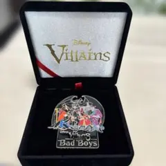 ディズニーのケース付きピンバッジ（Disney Villains）セット出品